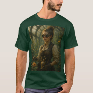 Steampunk Victorian Gardener Art T-Shirt