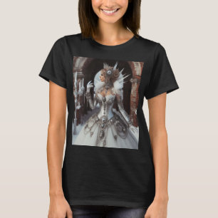 Steampunk Victorian Industrial Winter Ice Queen T-Shirt