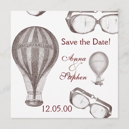 Steampunk Victorian Save The Date