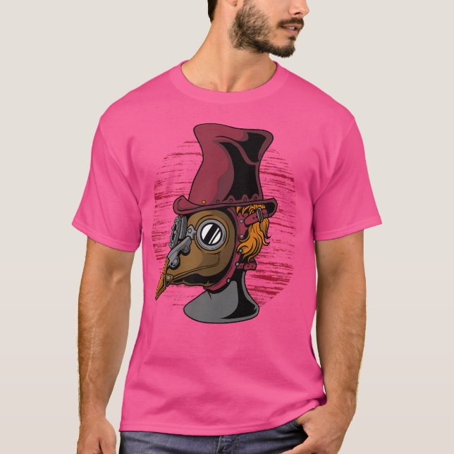 Steampunk Victorian - Steam Powered Engine Plague  T-Shirt (Front)