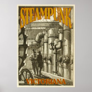 Steampunk Victoriana Poster by VintageFactory at Zazzle