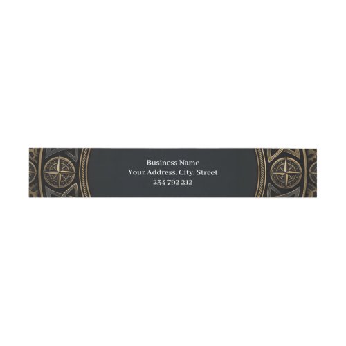 Steampunk Viking Whale – Guardian of the Northern Invitation Belly Band
