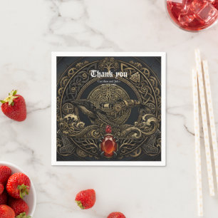 Steampunk Viking Whale – Guardian of the Northern Napkins