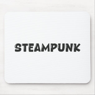 Steampunk Vintage Art – Typography Mousepad