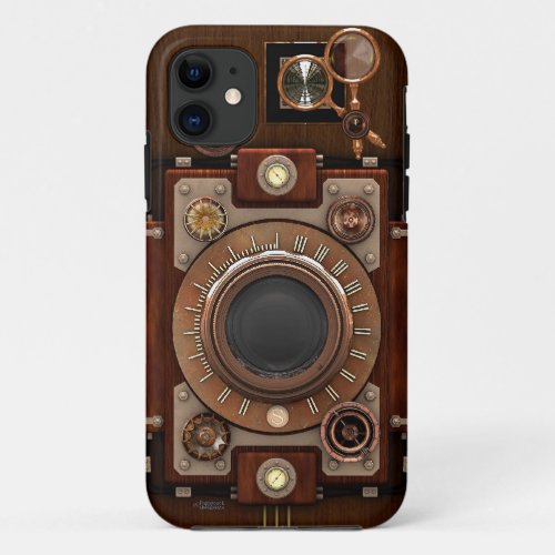 Steampunk Vintage Camera iPhone 11 Case