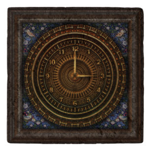 Steampunk Vintage Old-Fashioned Copper Clockwork Trivet