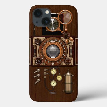 Steampunk Vintage Tlr Camera Iphone 13 Case by poppycock_cheapskate at Zazzle