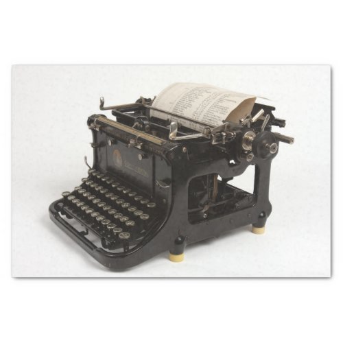 Steampunk Vintage Typewriter Custom Tissue Paper