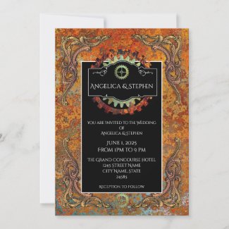 Steampunk Vintage Wedding Personalized 