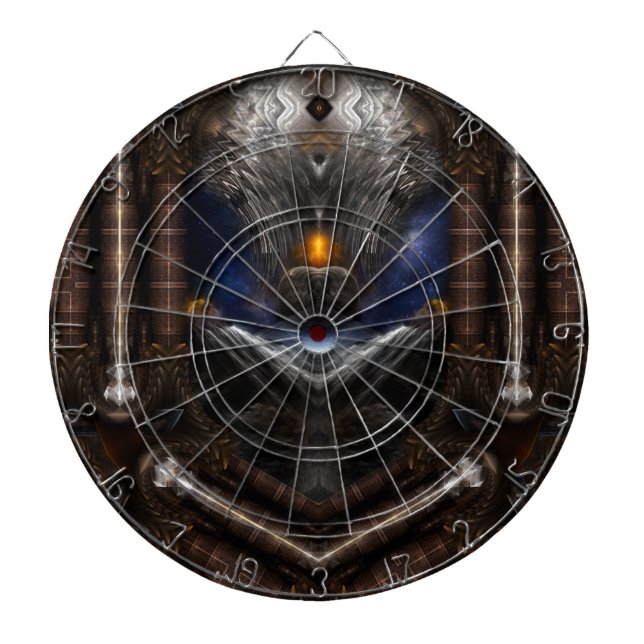 Steampunk Visions Dart Board (Front)