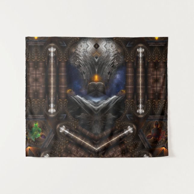 Steampunk Visions Tapestry (Front (Horizontal))