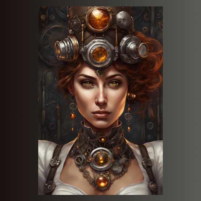 Steampunk Wild wild West Woman decoupage v3 Tissue Paper (Creator Uploaded)