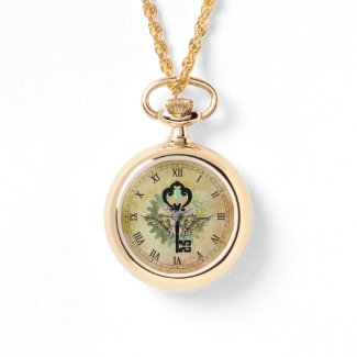 Steampunk Winged Key & Cog Wheel 
