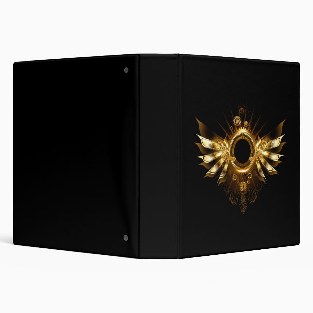 Steampunk wings 3 ring binder (Background)
