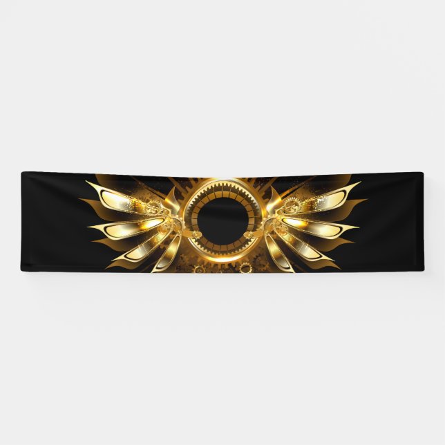 Steampunk wings banner (Horizontal)