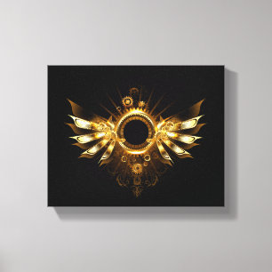 Steampunk wings canvas print