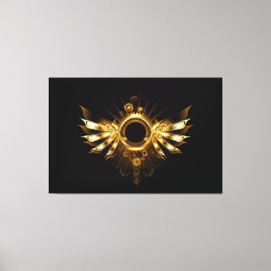 Steampunk wings canvas print