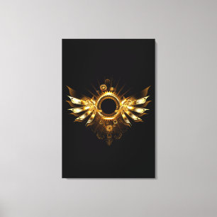 Steampunk wings canvas print