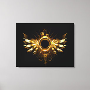 Steampunk wings canvas print