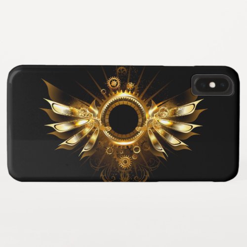 Steampunk wings iPhone XS max case