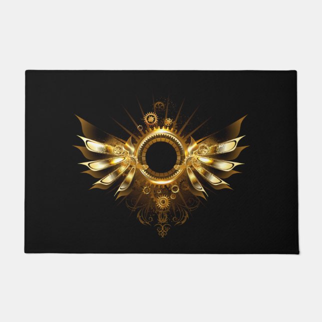 Steampunk wings doormat (Front)