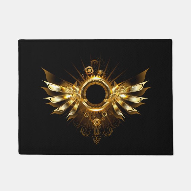 Steampunk wings doormat (Front)
