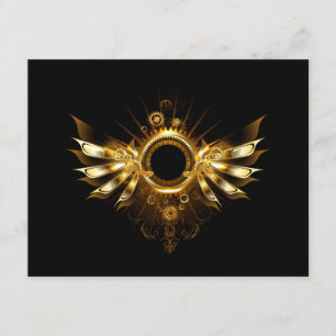 Steampunk wings enclosure card