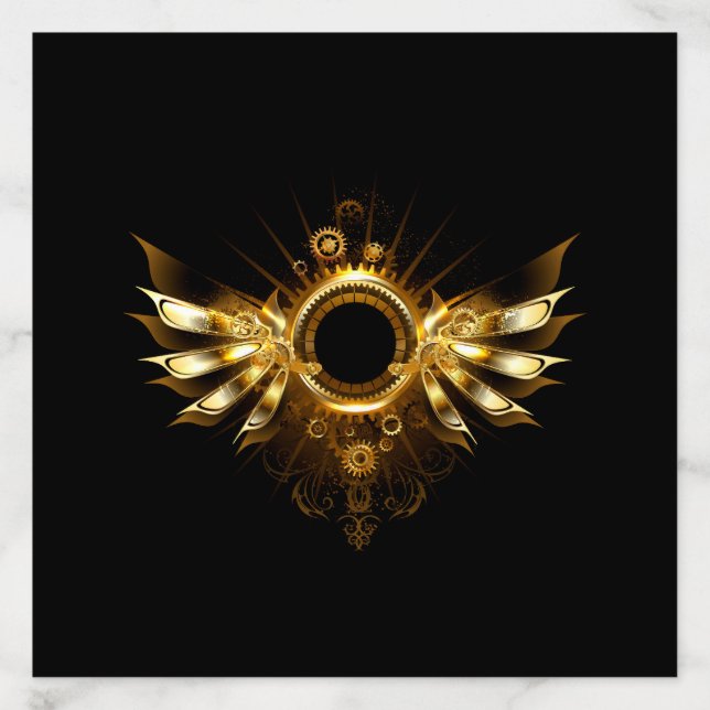 Steampunk wings envelope liner (Design)