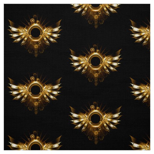 Steampunk wings fabric
