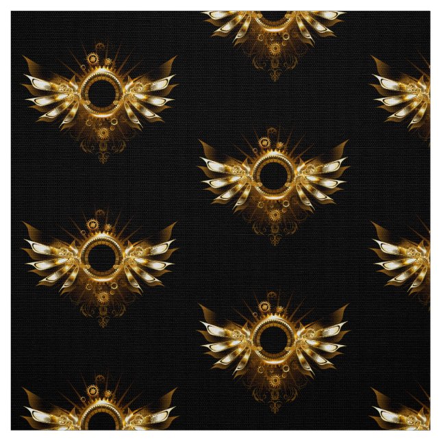 Steampunk wings fabric (Swatch)