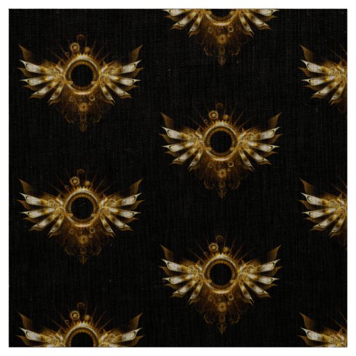 Steampunk wings fabric