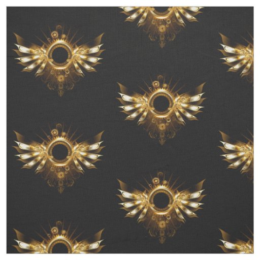 Steampunk wings fabric