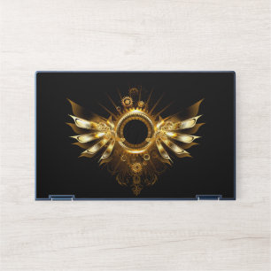 Steampunk wings HP laptop skin