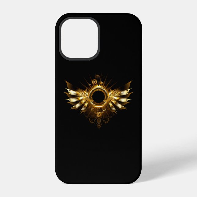 Steampunk wings iphone case (Back)