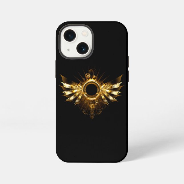 Steampunk wings iphone case (Back)