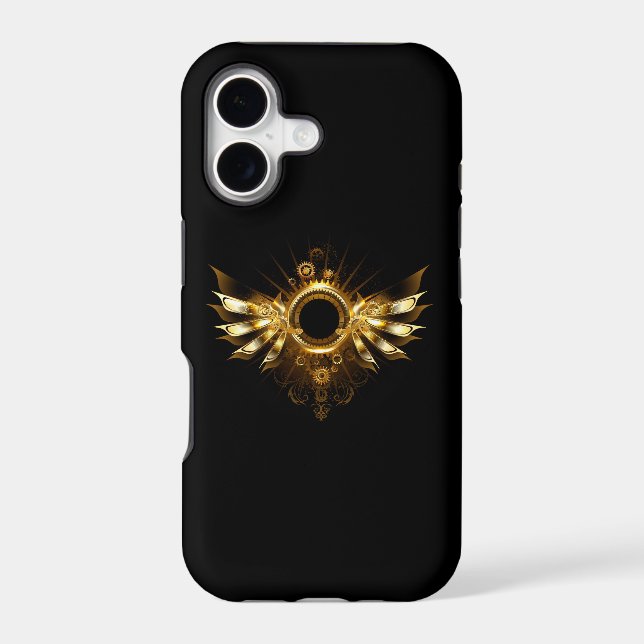 Steampunk wings iphone case (Back)