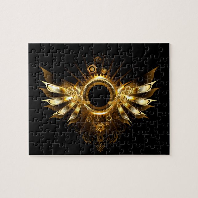 Steampunk wings jigsaw puzzle (Horizontal)