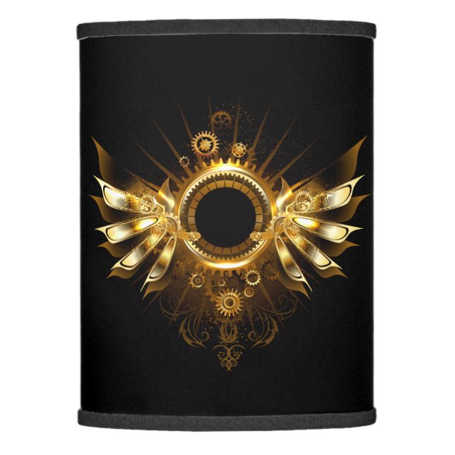 Steampunk wings lamp shade (Front)