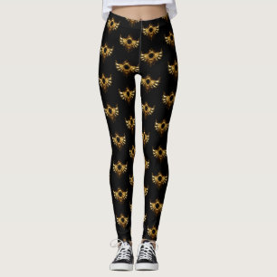 Steampunk wings leggings