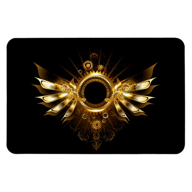 Steampunk wings magnet (Horizontal)