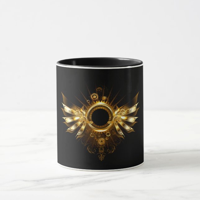 Steampunk wings mug (Center)