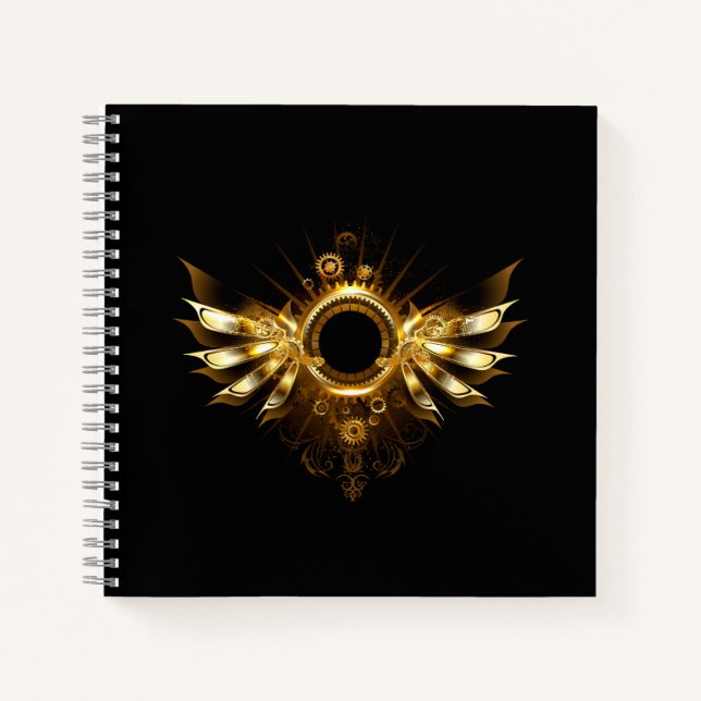 Steampunk wings notebook (Front)