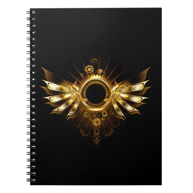 Steampunk wings notebook (Front)