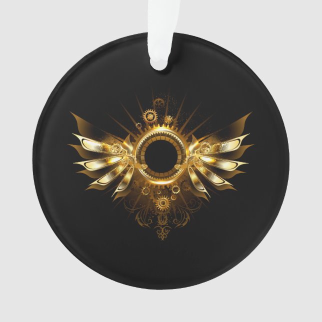 Steampunk wings ornament (Front)
