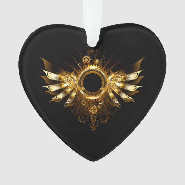 Steampunk wings ornament (Front)