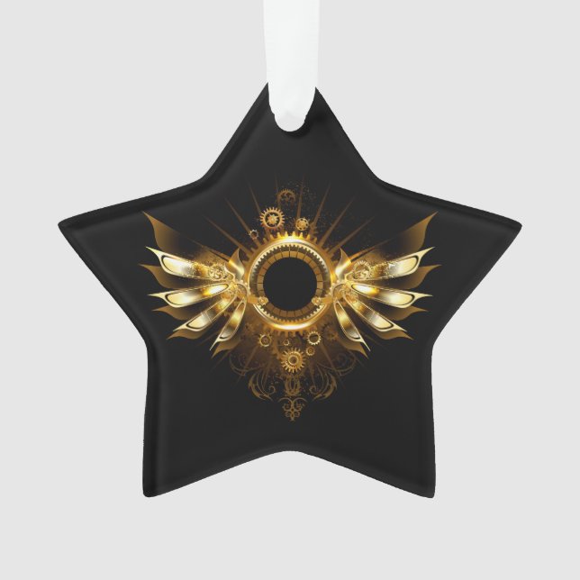 Steampunk wings ornament (Front)