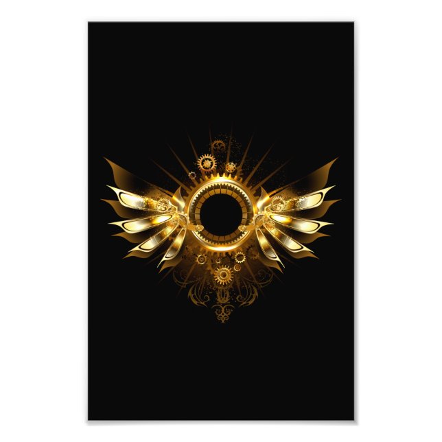 Steampunk wings photo print (Front)