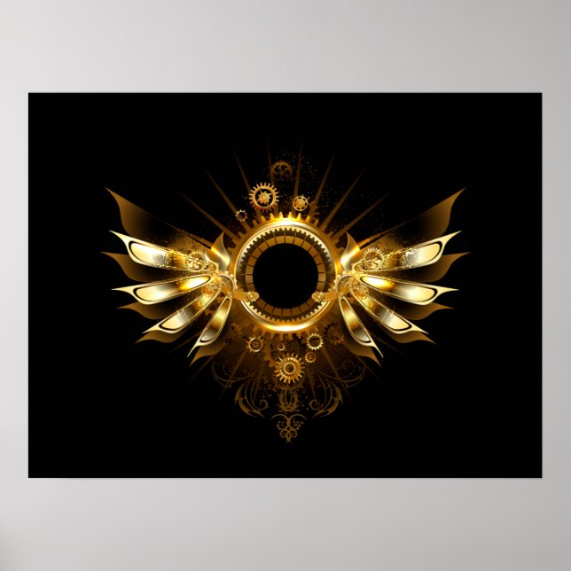 Steampunk wings poster (Front)