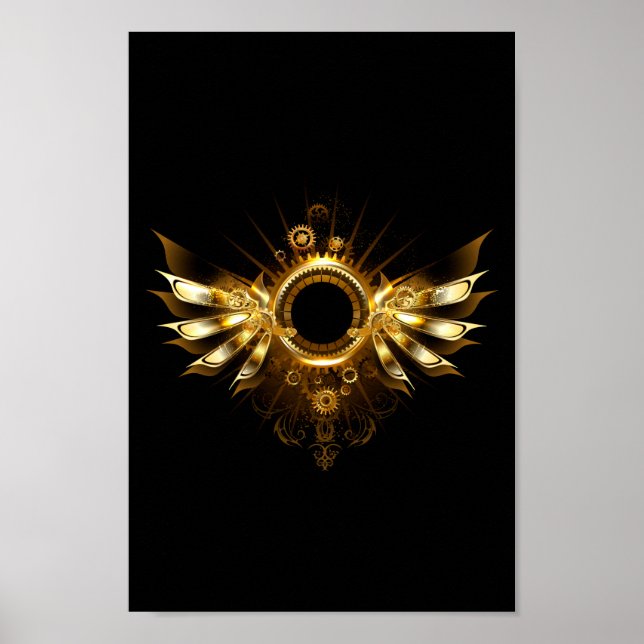 Steampunk wings poster (Front)