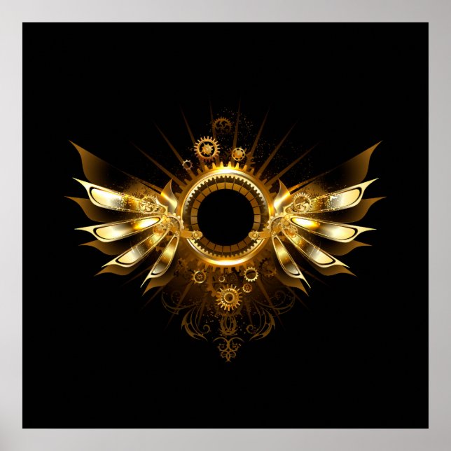 Steampunk wings poster (Front)